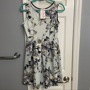 Pink Lily Large Floral Dress